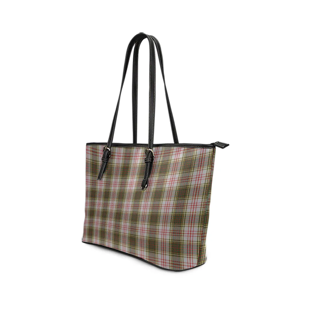 Anderson Dress Tartan Leather Tote Bag