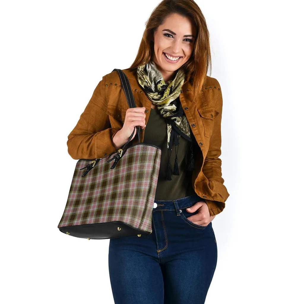 Anderson Dress Tartan Leather Tote Bag