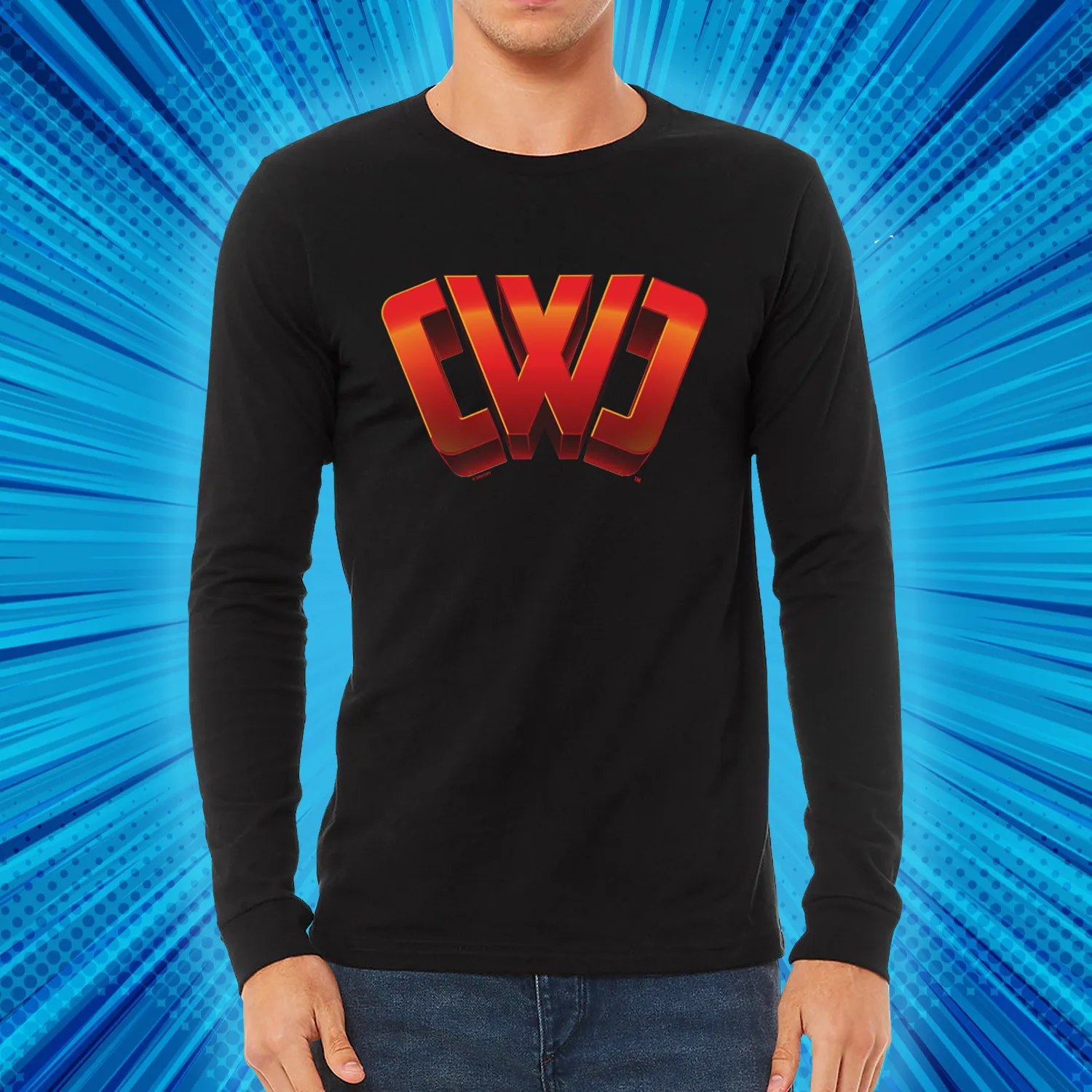 Chad Wild Clay Adult Long Sleeve T-Shirt - Black