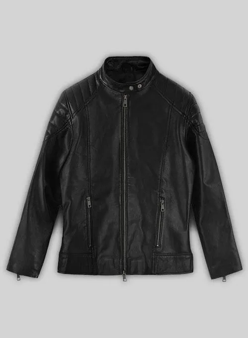 EMMA STONE ZOMBIELAND LEATHER JACKET