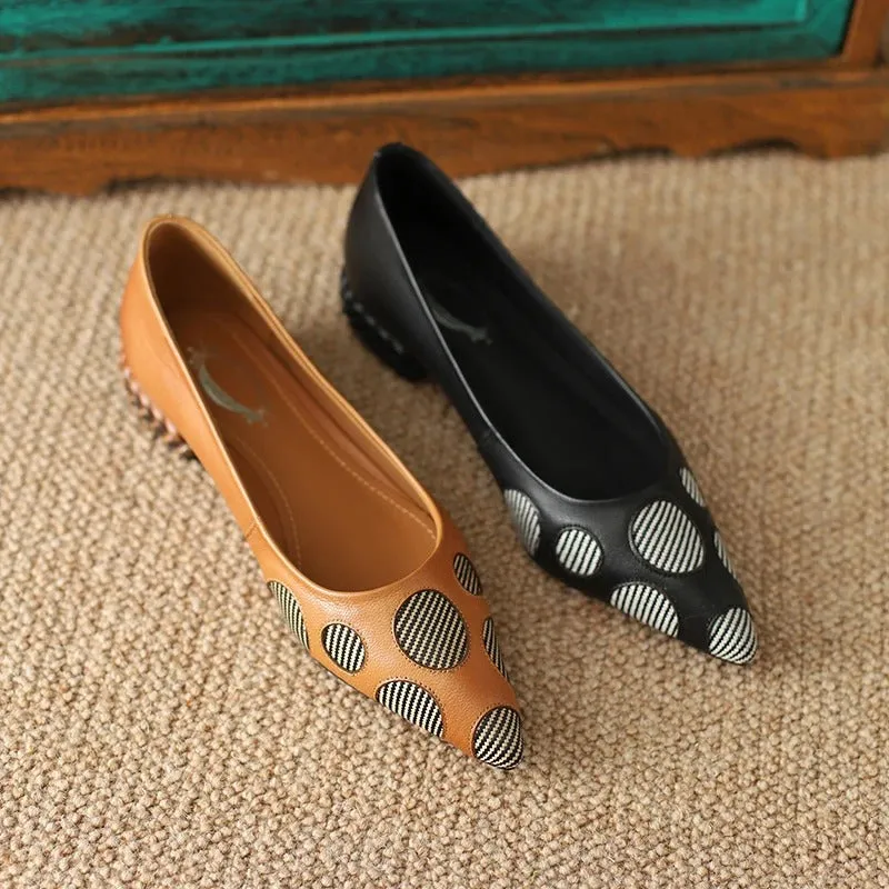 Fashionable and Versatile Preppy Flat Shoes