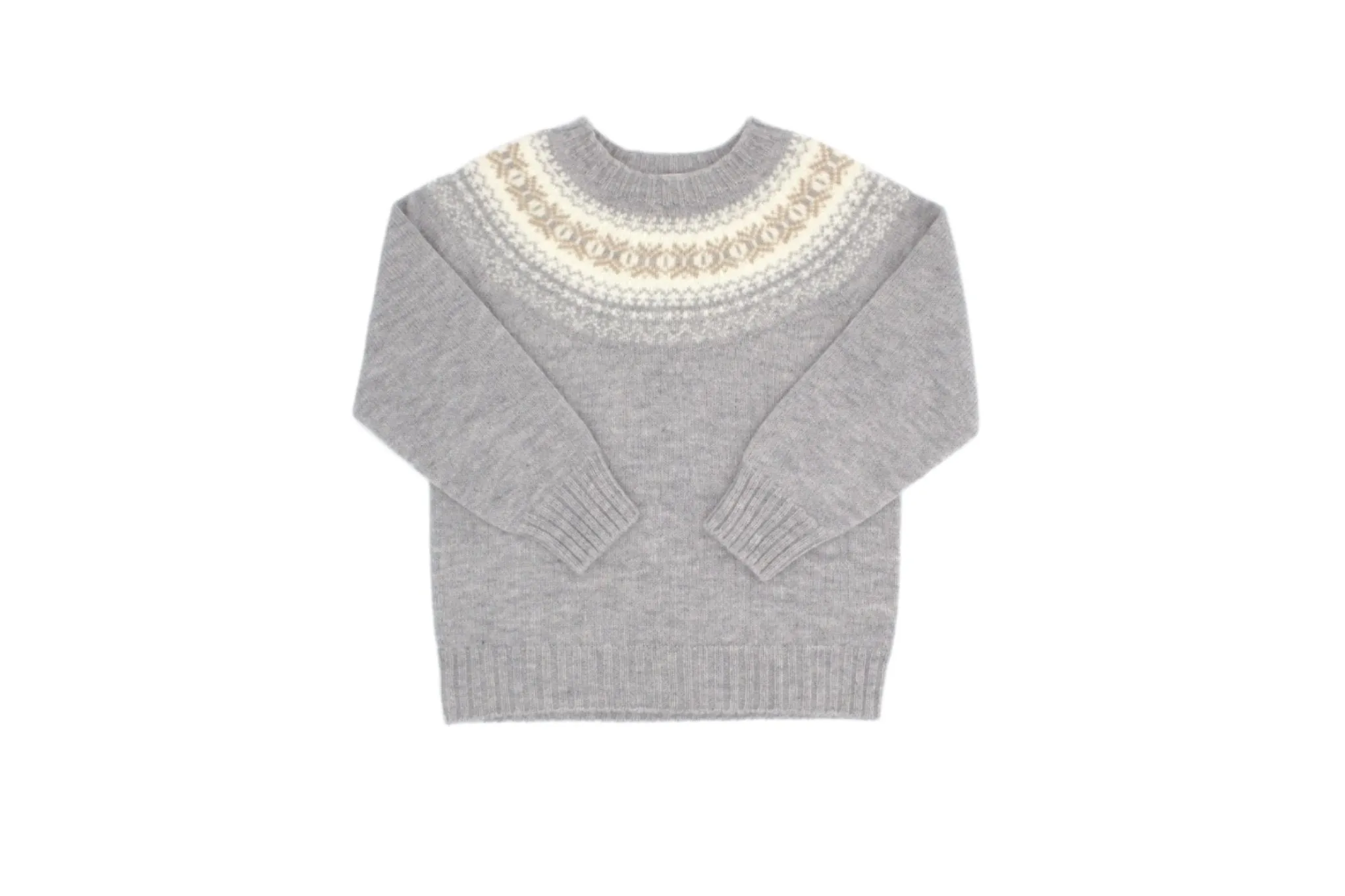 Jacquard Jumper - Grey