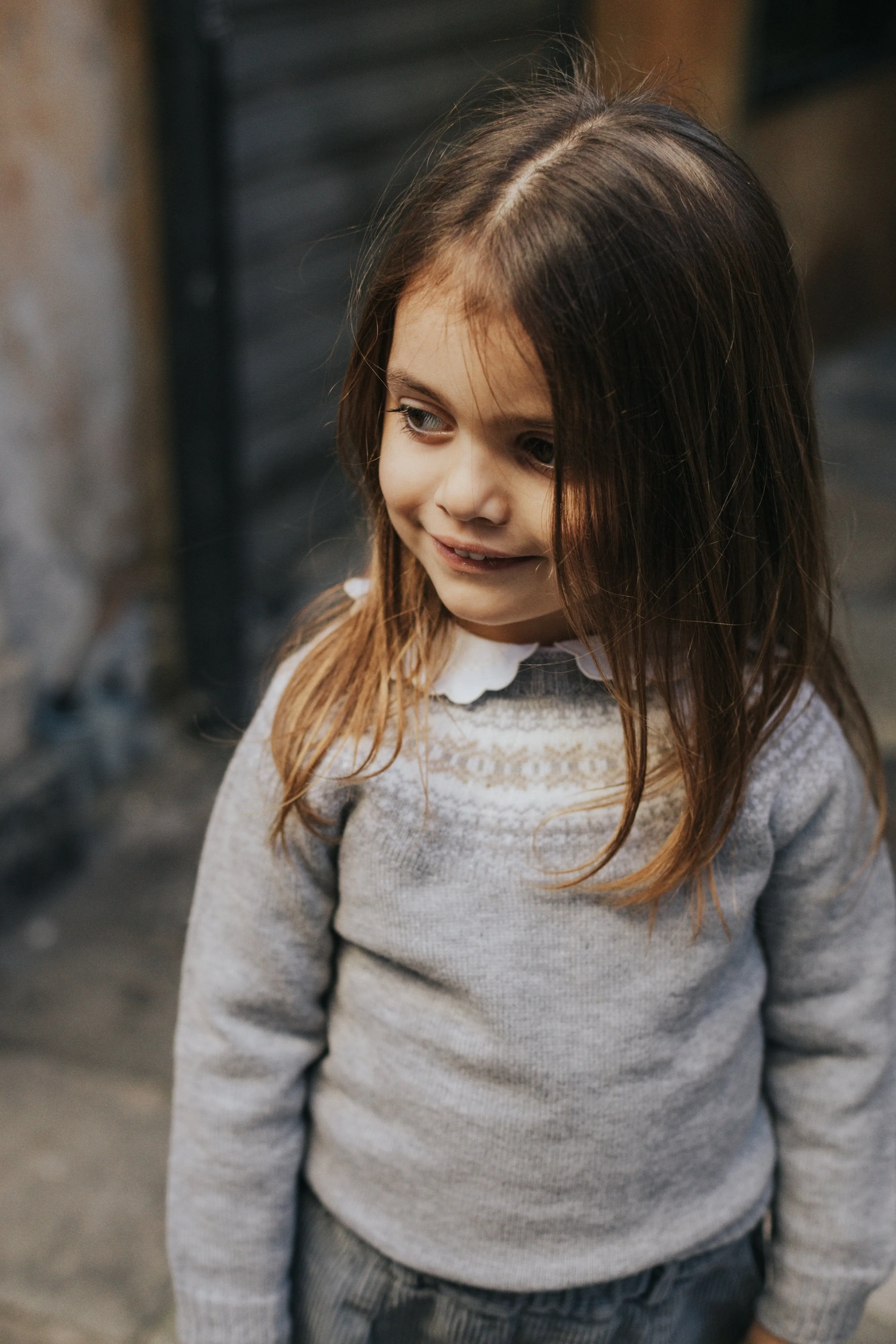 Jacquard Jumper - Grey