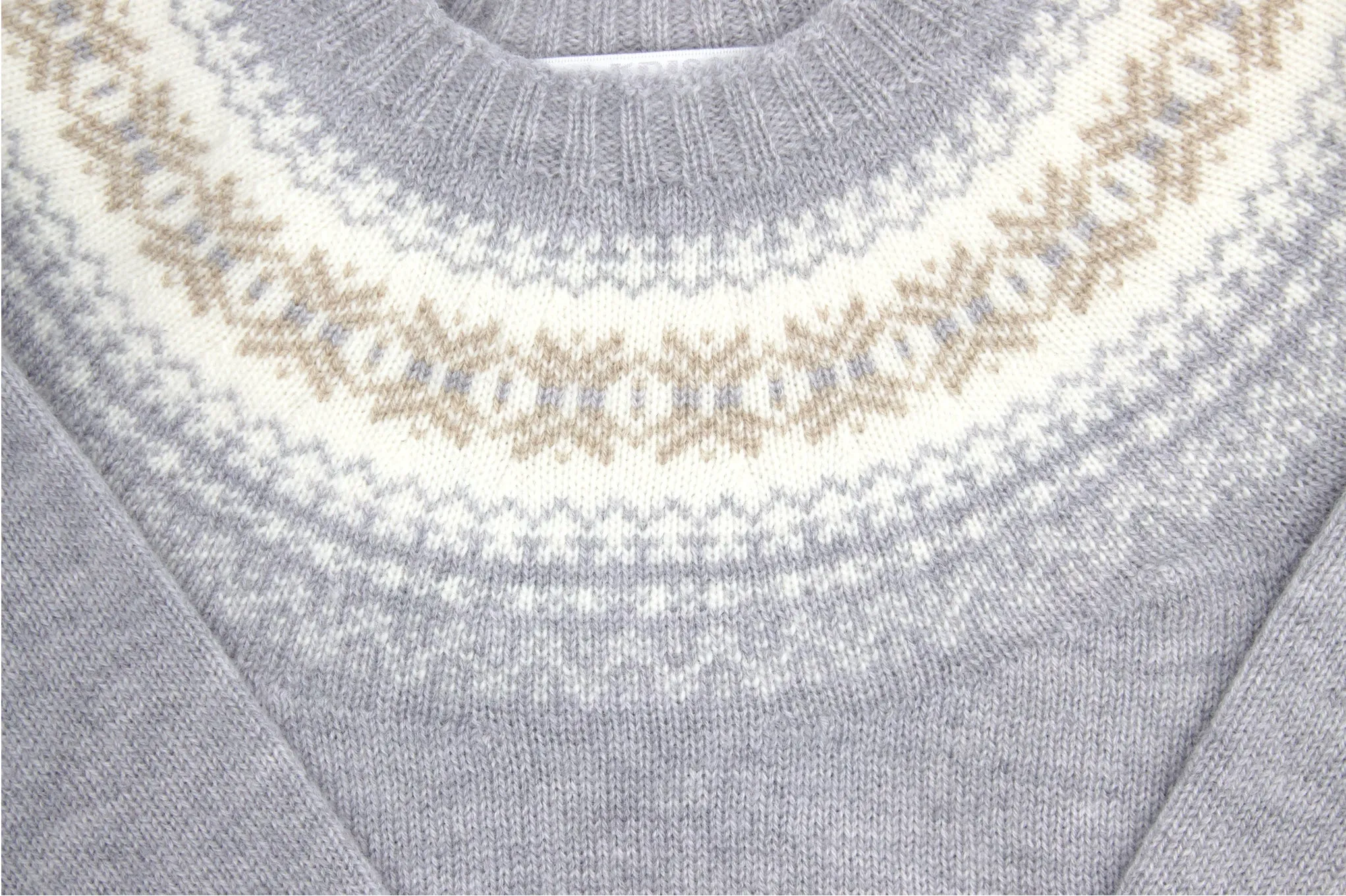 Jacquard Jumper - Grey