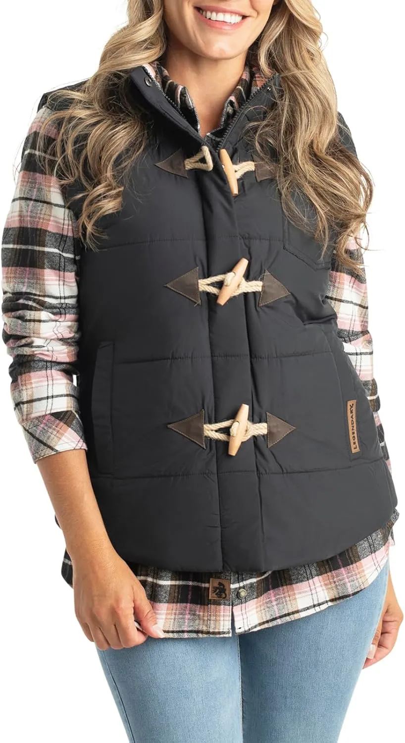 Legendary Whitetails Women's Quilted Toggle Puffer Vest