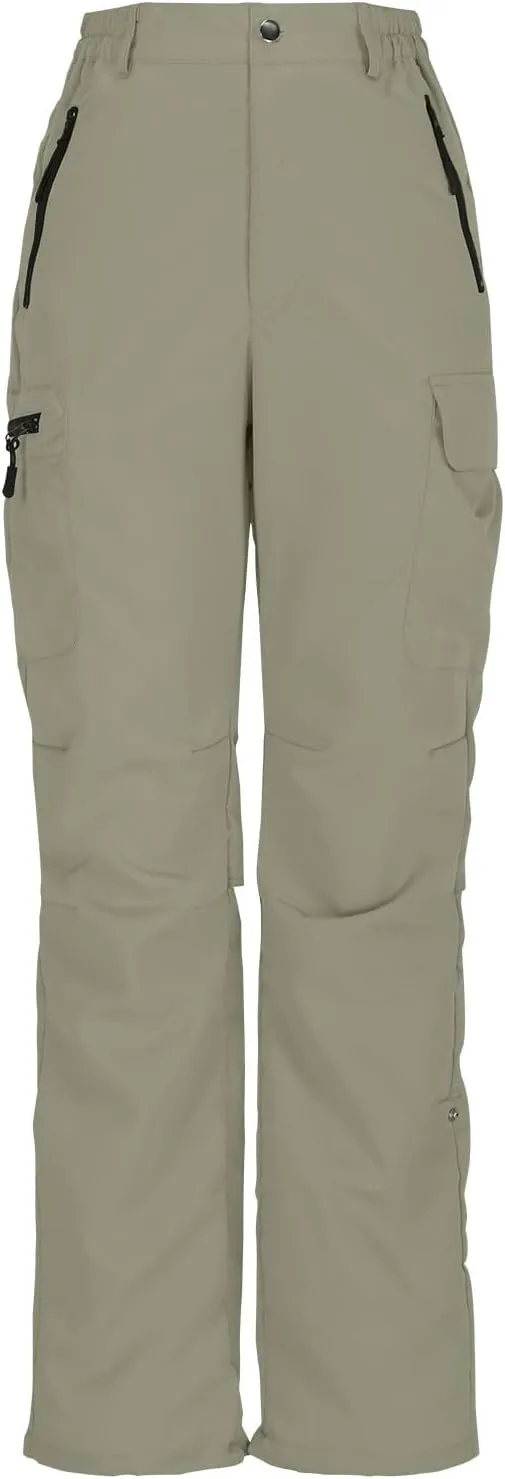 Women's Cargo Pants Outdoor Travel Hiking Pants Casual Lightweight Quick Dry Work Pants Straight Wide Leg Trousers