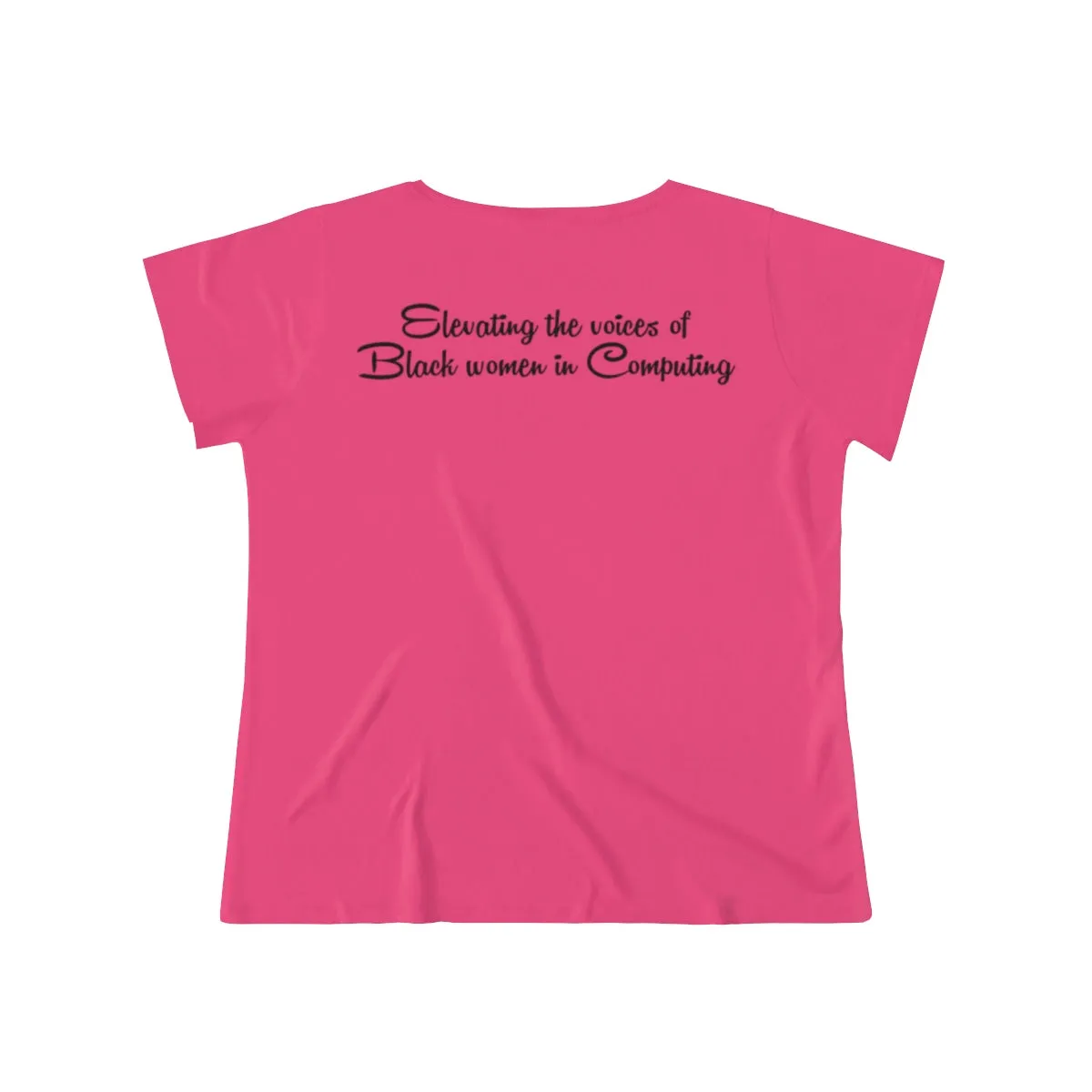 Women's Curvy Tee - Binary - with tagline