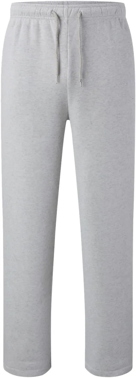Women's Wide Leg Sweatpants 2024 Fleece Lined Baggy Straight Leg Lounge Pants Fall Athletic Joggers with Pockets