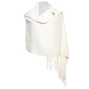Zelly Ivory Cream Pashmina Scarf